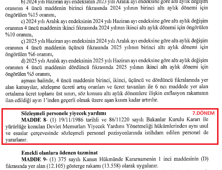 Resim-7.Dönem Sözleşmeli Personel Yemek Yardımı