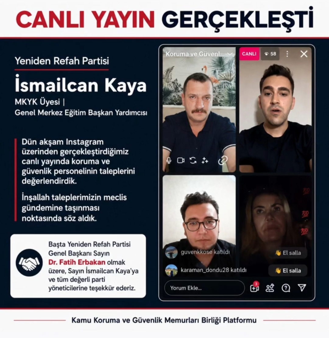Koruma ve Güvenlik Personelinin Talepleri Siyasi Parti Temsilcisiyle Görüşüldü